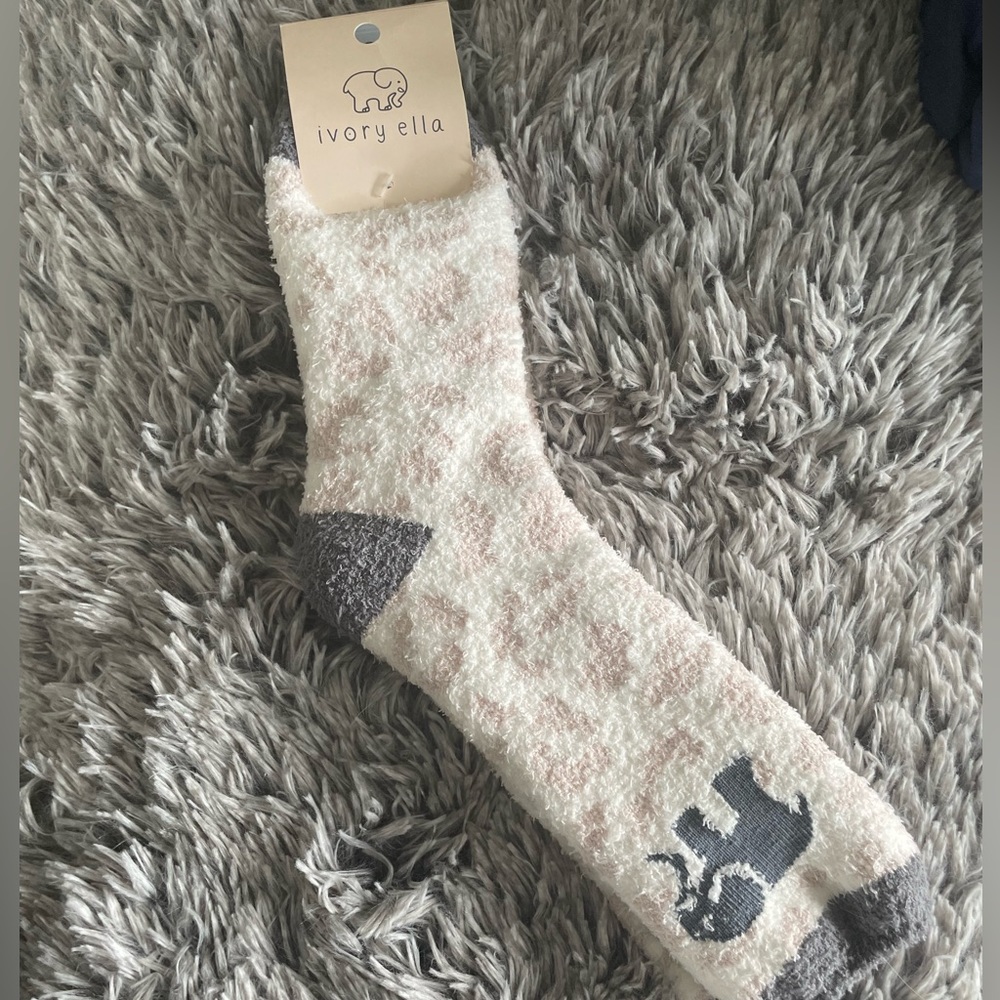 Ivory Ella Fuzzy Socks - NWT
